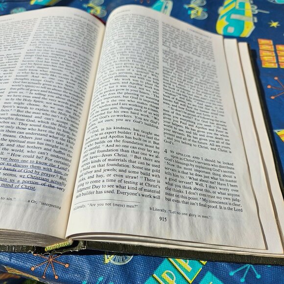 The Living Bible Paraphrased Hardcover 1971 2nd Edition Tyndale House Publishers - Picture 5 of 13
